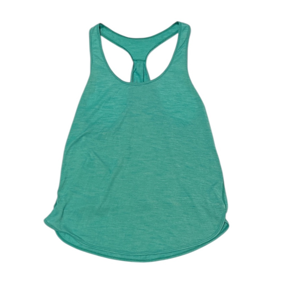 Lululemon 105 F Singlet Tank Top Heathered Blue Tropics